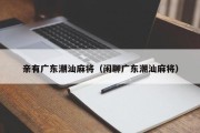 亲有广东潮汕麻将（闲聊广东潮汕麻将）