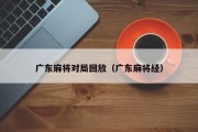 广东麻将对局回放（广东麻将经）