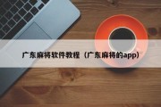 广东麻将软件教程（广东麻将的app）