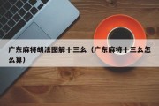 广东麻将胡法图解十三幺（广东麻将十三幺怎么算）