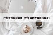 广东省神麻将直播（广东麻将视频在线观看）
