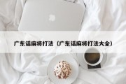 广东话麻将打法（广东话麻将打法大全）